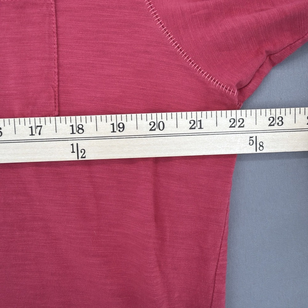 Tommy Bahama Mens Large Pocket Tee Red Slub Knit Casual Beach Shirt - Picture 6 of 10